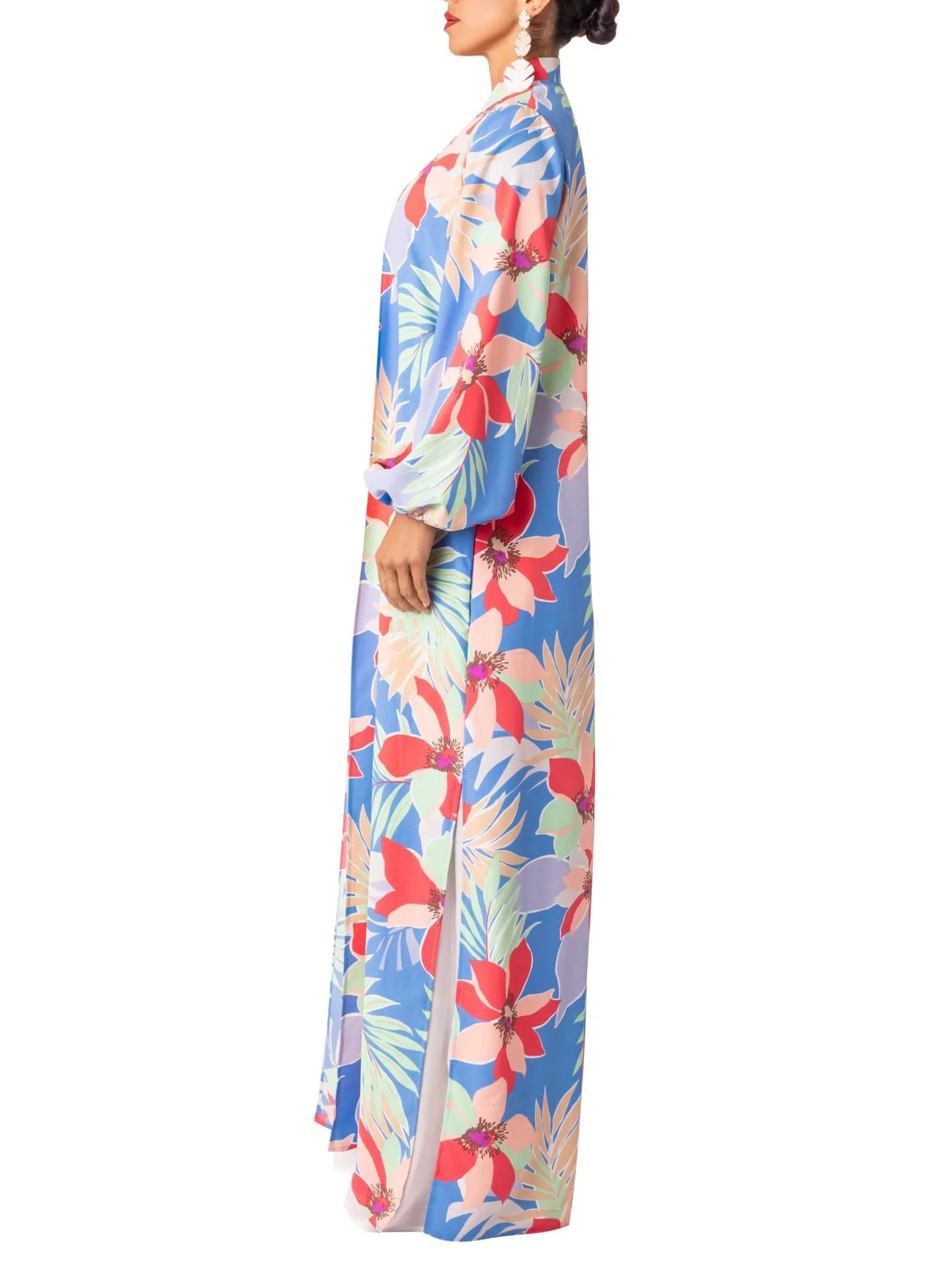 “Havana” Blue Print Duster - Image 4